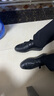 蜘蛛王男鞋男士商務休閑鞋英倫時尚系帶正裝皮鞋男 48602 黑色 41  曬單實拍圖
