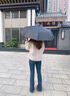 EuroSCHIRM德國風(fēng)暴傘 一甩即干 輕量防曬防紫外線自動晴雨兩用折疊傘 3032 深藍(lán)色 曬單實(shí)拍圖