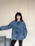Lee Cooper李庫珀孟子義同款牛仔外套女明星春秋水洗休閑高端潮流夾克翻領(lǐng)女 藍色【孟子義同款】 S 偏大一碼【建議拍小一碼】 曬單實(shí)拍圖