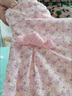 迪士尼雙層新生嬰兒衣服秋裝純棉女寶寶哈衣爬服滿(mǎn)月公主連體衣春秋款季 粉色 80cm 80碼 曬單實(shí)拍圖