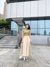朦朧杏加大加肥女裝200斤褲子大碼300斤山本裙褲女夏薄款高腰顯瘦a字裙 杏色 【裙褲+有口袋】 L 建議80-110斤 曬單實(shí)拍圖