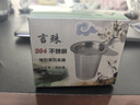 言殊304不銹鋼茶漏過(guò)濾器公道杯茶葉過(guò)濾網(wǎng)茶濾 茶具配件 錐形單耳茶漏帶墊（言殊） 曬單實(shí)拍圖