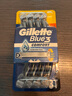 吉列Gillette Blue3三層一次性剃須刀8支裝 男士旅行刮胡刀生日禮物 曬單實(shí)拍圖