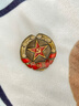 UHFR復古中國紅星麥穗國徽胸針愛(ài)國徽章紅色正能量北京紀念品 曬單實(shí)拍圖