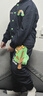 B.Duck小黃鴨童裝男童褲子男寶寶長(zhǎng)褲兒童卡通休閑褲3023深藍(lán)130 曬單實(shí)拍圖