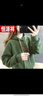 羅蒙（ROMON）連帽純棉衛(wèi)衣女士2023春秋裝新款寬松加厚時尚洋氣小個子百搭外套 2534綠色【常規(guī)款】 L 【建議100-120斤】 曬單實拍圖