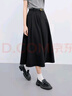 三彩大碼女裝2025秋季新款優(yōu)雅高腰半身裙A字傘裙藏肉胖MM 經(jīng)典黑 L 165/76B 曬單實拍圖
