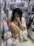 萌趣鯊韓版ins可愛(ài)花邊睡衣女夏季新款短袖短褲高顏值寬松家居服兩件套 奶油泡芙【雙短套裝】 L 【建議100-115斤】 曬單實(shí)拍圖
