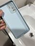 品托 適用華為p40手機殼p40pro+新款液態(tài)硅膠保護套p30pro男女全包防摔超薄散熱軟殼簡(jiǎn)約圓邊創(chuàng  )意純色 華為P40【煙藍色】+手機膜 弧邊液態(tài) 曬單實(shí)拍圖