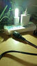 LED優(yōu)盤(pán)式小夜燈USB燈床頭移動(dòng)電源宿舍野外露營(yíng)夜市地攤燈禮品燈 USB小夜燈-1個(gè)（3燈-透明綠） 曬單實(shí)拍圖