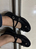 FED銀色芭蕾舞鞋秋季新款女鞋運動休閑瑪麗珍鞋女款D0617-YAC690 黑色 37 曬單實拍圖