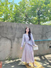 艾美琦美（AIMEIQIMEI）春款寬松慵懶風(fēng)針織毛衣女裝春季2025新款超仙雪紡連衣裙子女套裝 套裝 M 曬單實(shí)拍圖