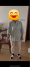 俞兆林（YUZHAOLIN）棉麻套裝女?huà)寢屜难b時(shí)尚洋氣2025夏新款大薄款亞麻短七分袖兩件套 天藍+米白色闊腿褲 2XL （105-115斤） 曬單實(shí)拍圖