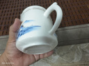 金鑲玉羊脂玉瓷陶瓷茶杯辦公室馬克杯茶水分離喝茶水杯子 博古雅藍描金辦公杯 曬單實拍圖
