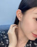 茂悅純999銀耳釘女2024新款潮足銀氣質(zhì)大圓臉適合的耳環(huán)養(yǎng)耳洞耳飾 純999銀耳釘【一對】 曬單實(shí)拍圖