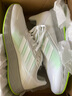 adidas DURAMO SL訓練備賽網(wǎng)面跑步運動鞋男子阿迪達斯官方   白/熒光綠   40.5 曬單實拍圖
