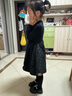 富羅迷女童皮鞋春秋季甜美水鉆公主鞋校園演出禮服鞋方口單鞋 黑色 27  曬單實(shí)拍圖