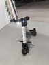 威爾杰迪折疊親子電動車帶娃迷你時尚電瓶車小型輕便代步車便攜車載滑板車 三輪/親子座包【貴族白】10a 曬單實拍圖