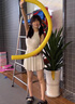 羽雅曼泳衣女士泡溫泉2025新款高級感遮肉顯瘦性感保守連體裙式沙灘泳裝 白色連體泳衣 均碼 【80-120斤】 曬單實(shí)拍圖