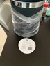 得力（deli）帶壓圈不銹鋼金屬垃圾桶 圓形辦公客廳衛生間清潔桶紙簍 無(wú)蓋 黑色 12L 9199 曬單實(shí)拍圖