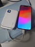 IDMIX自帶線35W磁吸充電寶iWatch充電Magsafe支架適用iPhone16Pro蘋果15華為充電便攜3C認證移動電源 珍珠白【全能款】升級自帶線+iwatch充電 曬單實拍圖