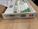 斐爾可【新品來襲】雙模104圣手三代 奶白色 綠鍵帽  升級版機械鍵盤藍牙5.1版 Cherry MX軸游戲鍵盤 奶白色 綠鍵帽-紅軸 雙模 104鍵 曬單實拍圖