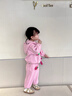 咭卡咭為女童套裝春秋2025新款洋氣兒童小女孩衣服1-3寶寶衛(wèi)衣兩件套4-6歲 桃粉色 常規(guī) 春秋套裝 120 cm碼建議5-6歲(身高115左右） 曬單實拍圖