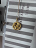 中國黃金（CHINA GOLD）蛇盤兔黃金吊墜足金生肖蛇項鏈本命年七夕情人節(jié)禮物送女朋友老婆 京速達-蛇盤兔吊墜-瓜子扣約2.3g【贈銀鏈】 曬單實拍圖