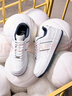 Kappa卡帕女鞋厚底板鞋女款2026春季新款軟底運動(dòng)小白鞋情侶休閑鞋子女 經(jīng)典白/鵜鶘灰 36 曬單實(shí)拍圖