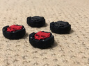 極想 PS5手柄搖桿帽玩家一號(hào)怪物獵人精英搖桿套PS4硅膠保護(hù)套NS Pro游戲手柄鍵帽手感XBOX配件 PS5骨靈盔甲搖桿帽（4枚） 曬單實(shí)拍圖