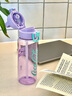 格米（germ）可口可樂(lè )聯(lián)名塑料水杯女夏季便攜大容量壺吸管太空杯tritan杯子 氣泡紫【可裝開(kāi)水+帶茶倉】700ml 曬單實(shí)拍圖