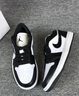 HKDQ莆田純原aj1系列籃球鞋運動(dòng)緩震舒適透氣校園情侶同款低幫男鞋 aj1黑白熊貓【純原品質(zhì)】 40 【標準尺碼】 曬單實(shí)拍圖