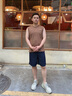 AK ARMY2025夏季新款美式復(fù)古白色純棉健身背心男竹節(jié)棉寬松坎肩無袖t恤 咖啡色 M 曬單實拍圖