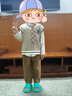 G.DUCKKIDS英倫男童學(xué)院風(fēng)秋裝套裝2025新款寶寶衣服春秋季嬰兒童小孩三件套 領(lǐng)帶B字毛衣款米色 100cm 曬單實拍圖