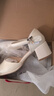 大東中空鞋2026早春新款簡(jiǎn)約休閑淺口鞋粗高跟單鞋女鞋1010 米色 39 曬單實(shí)拍圖