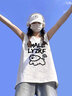 LDBE純棉重磅吊帶背心女2025新款美式設(shè)計(jì)感外穿寬松籃球運(yùn)動無袖上衣 白色 L （100-120斤） 曬單實(shí)拍圖