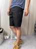羅蒙冰絲短褲男士夏季薄款2025新款爆款寬松速干休閑中褲子男五分褲 深灰 33 145-155斤 曬單實(shí)拍圖