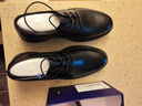 蜀黍家商務(wù)正裝休閑皮鞋男2024春季新款英倫風(fēng)真皮結婚黑色尖頭鞋 黑色 42 曬單實(shí)拍圖