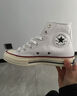匡威（Converse）1970s 經(jīng)典三星標高幫鞋情侶運動(dòng)鞋學(xué)生鞋休閑帆布鞋男女鞋多巴胺 162056C 白高 37 /4.5 曬單實(shí)拍圖