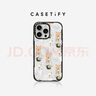 CASETIFY 咖啡與貓貓 適用于iPhone16/15/14/Plus/Pro/Max手機(jī)殼 透明黑框 iPhone 16 Pro 曬單實(shí)拍圖