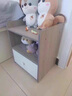 眾淘實(shí)木床頭柜臥室小型帶鎖收納柜超窄床頭置物架床邊柜小柜子儲物柜 【實(shí)木單抽】莫蘭迪灰色 曬單實(shí)拍圖