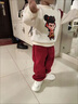 哈羅小黃鴨 HAL.DUCK兒童潮酷哪吒服裝運(yùn)動(dòng)套裝最新款女童超好看春裝寶寶炸街魔童衣服 哪咤花邊套裝 90 cm 【建議身高85cm左右】 曬單實(shí)拍圖