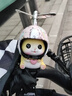 摩托車(chē)電動(dòng)車(chē)改造裝飾掛件可愛(ài)公仔玩偶電瓶車(chē)自行單車(chē)擺件小配件 熊貓粘貼款（一夜暴富) 曬單實(shí)拍圖