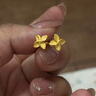 金至尊（3D-GOLD)黃金耳釘女四葉草彎鉤999足金耳飾自戴生日禮物計價(jià)金重1.86克(配珠寶禮盒)-多退少補 曬單實(shí)拍圖