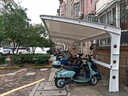 膜結(jié)構(gòu)車棚汽車停車棚張拉膜棚遮陽遮雨棚小區(qū)充電樁棚自行車車棚 【咨詢客服】張拉膜棚遮陽遮雨棚 曬單實拍圖