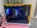 影馳D03電腦機箱 桌面mini小機箱帶提手 側透玻璃/M-ATXITX主板/240水冷/臺式機電腦主機機箱 黃色 曬單實(shí)拍圖