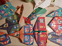 彌鹿（MiDeer）兒童紙飛機手工折紙趣味童年玩具彩色卡紙DIY幼兒園早教飛行游戲 全彩紙飛機-36張 曬單實(shí)拍圖