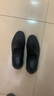 高哥增高樂(lè)福鞋男款軟面男鞋真皮一腳蹬懶人鞋春秋款內(nèi)增高豆豆鞋 黑色 0225163XAP 41 曬單實(shí)拍圖