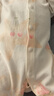 婧麒嬰兒連體衣新生兒衣服純棉春秋款套裝打底寶寶春裝哈衣爬爬服 暗花西瓜 66cm 曬單實(shí)拍圖