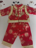 一周歲男孩衣服秋季禮服寶寶一周歲衣服唐裝男童抓周套裝禮服女兒童秋冬季生日嬰兒拜年服08 紅色春秋(祥云福) 送 鞋 帽 80 適合6-12個(gè)月身高73-80重17- 曬單實(shí)拍圖
